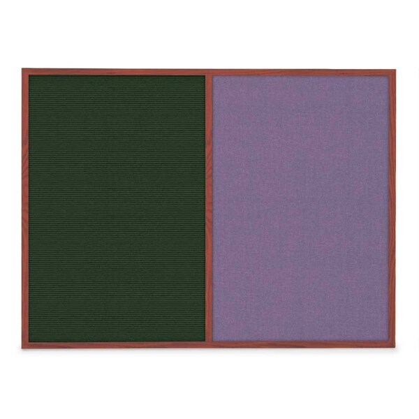Slim Style Indoor Enclosed Corkboard, 48